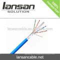 Lansan utp 4pair cat6 cable 23awg BC pass fluke test хорошее качество и цена по прейскуранту завода-изготовителя